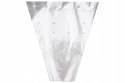 ROŻKI RĘKAW FOLIOWY FOLIA DO KWIATÓW 100 SZT 35X35X12
